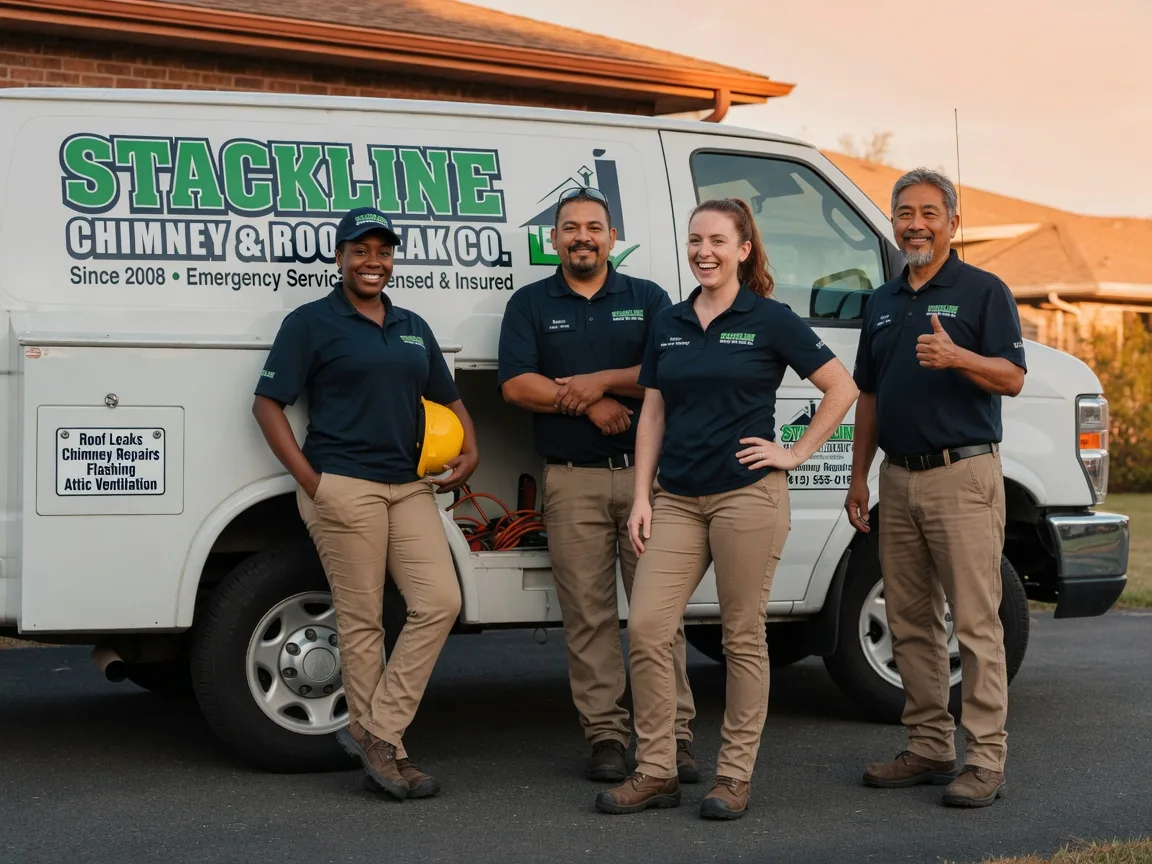 Chimney flashing repair company in Orange, CA
